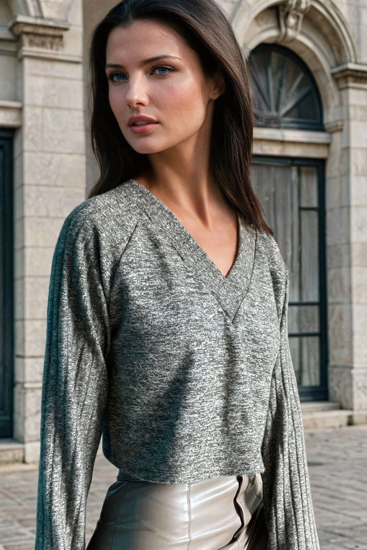 Haki V Yaka, Kısa Bluz