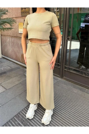 Vizon Modal Esnek Kumaş Bisiklet Yaka Takım